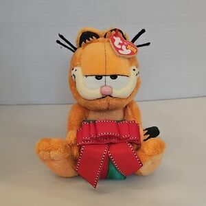 Ty Garfield Plush- Holiday